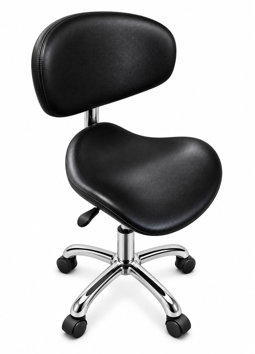 Mia Cutting/Styling Stool | Black